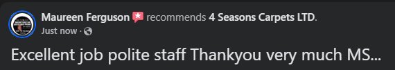 A massive thank you to our amazing customers!