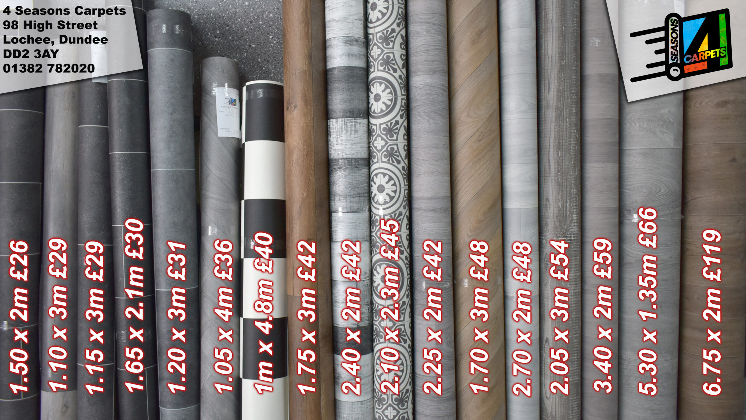 Great Value Vinyl Roll Ends