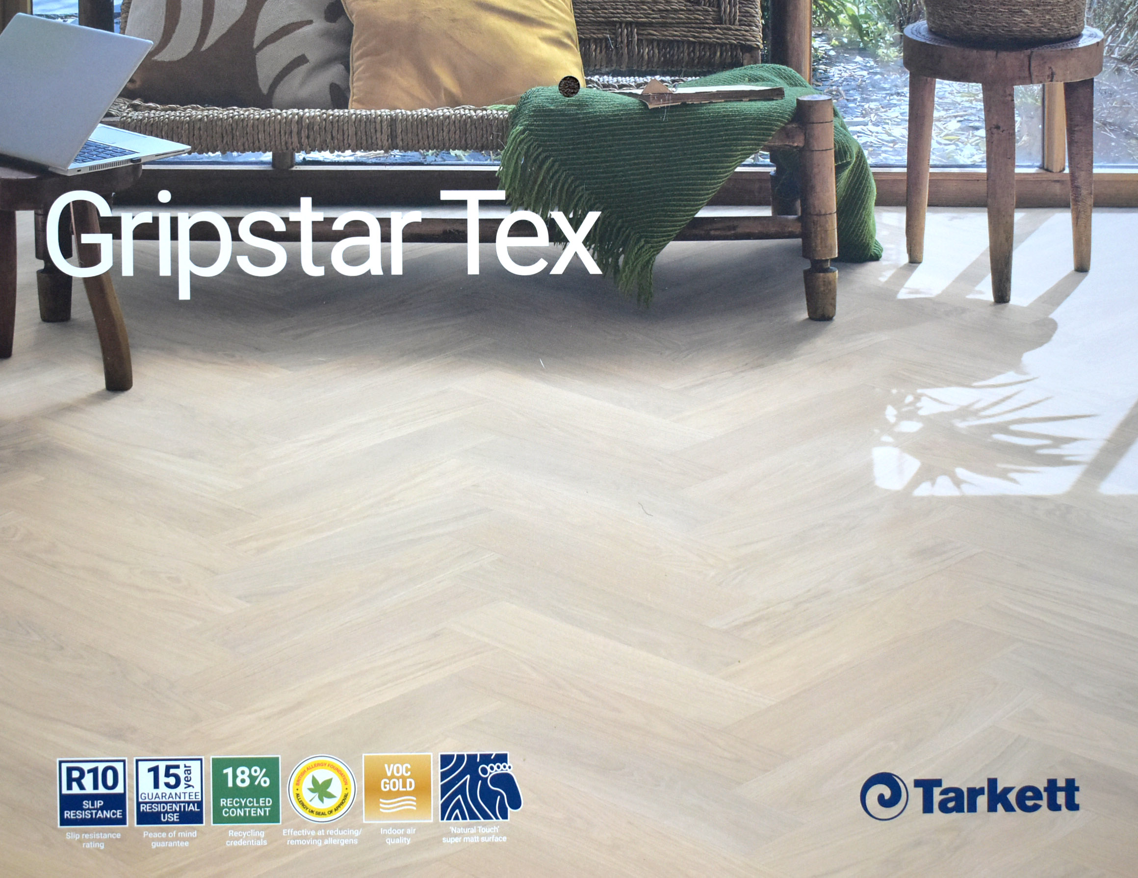 Just Arrived! New GripstarTEX Vinyl Flooring!