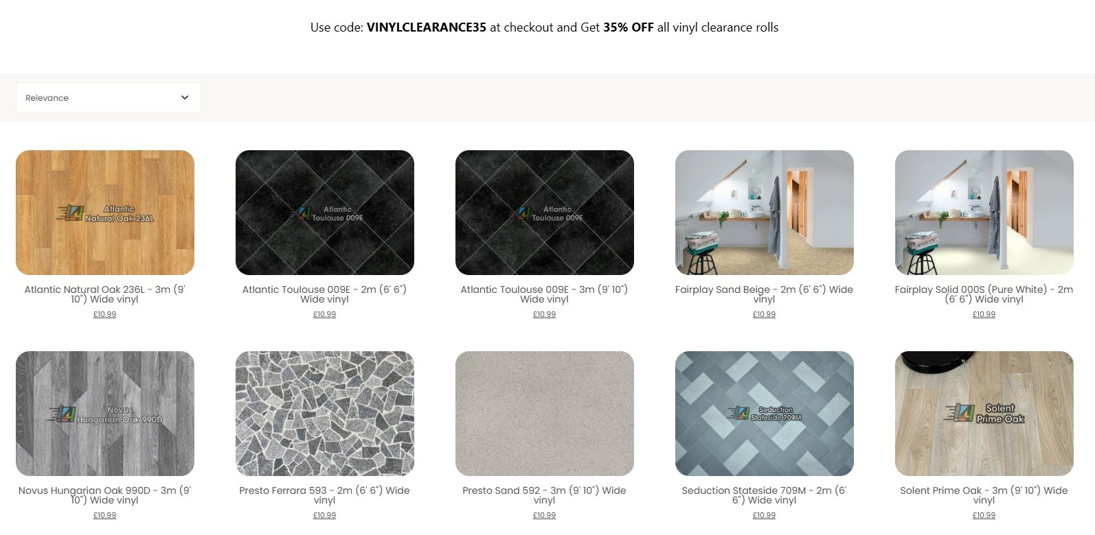 MASSIVE ONLINE VINYL CLEARANCE: 35% OFF!