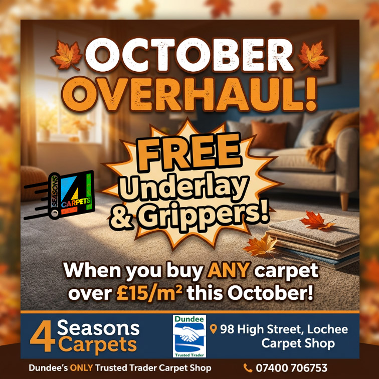 OCTOBER OVERHAUL: Upgrade Your Floors with FREE Underlay & Grippers!